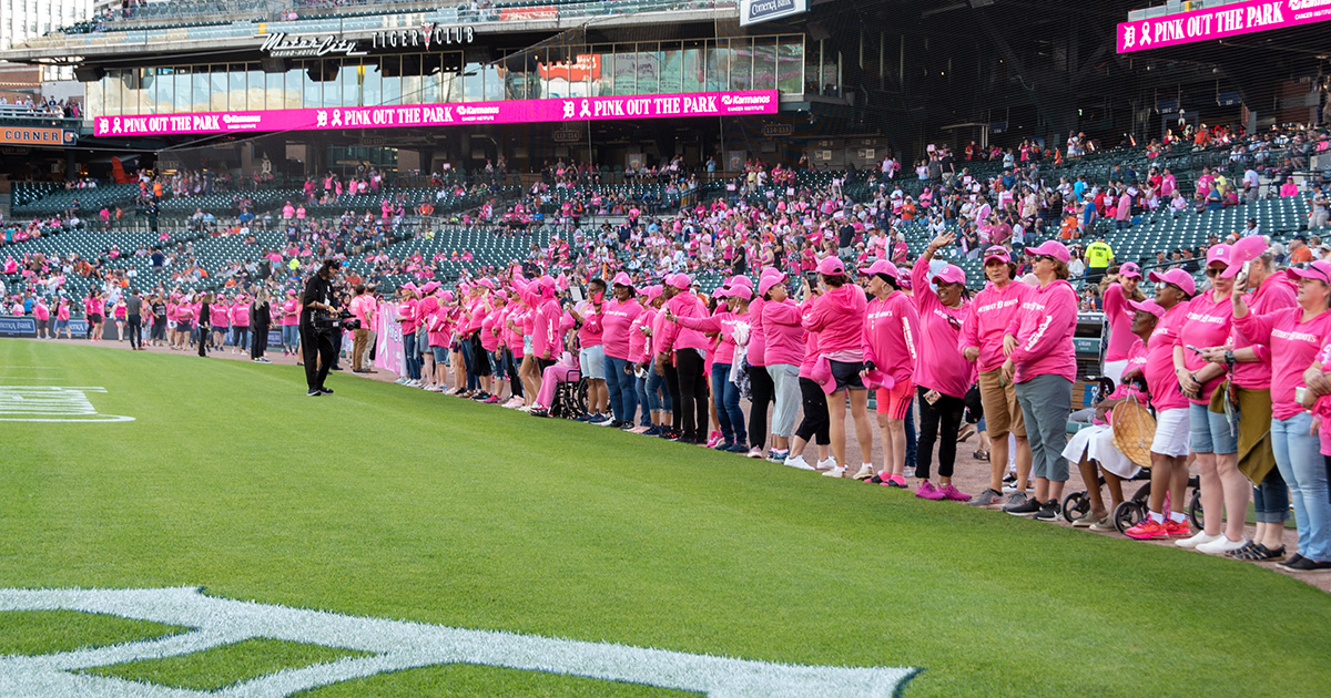 Karmanos breast cancer survivor explains why Pink Out the Park is